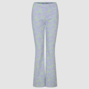 Sundae School Mint Lavender Flower Bomb Terry Pants - Medium (fits small best)